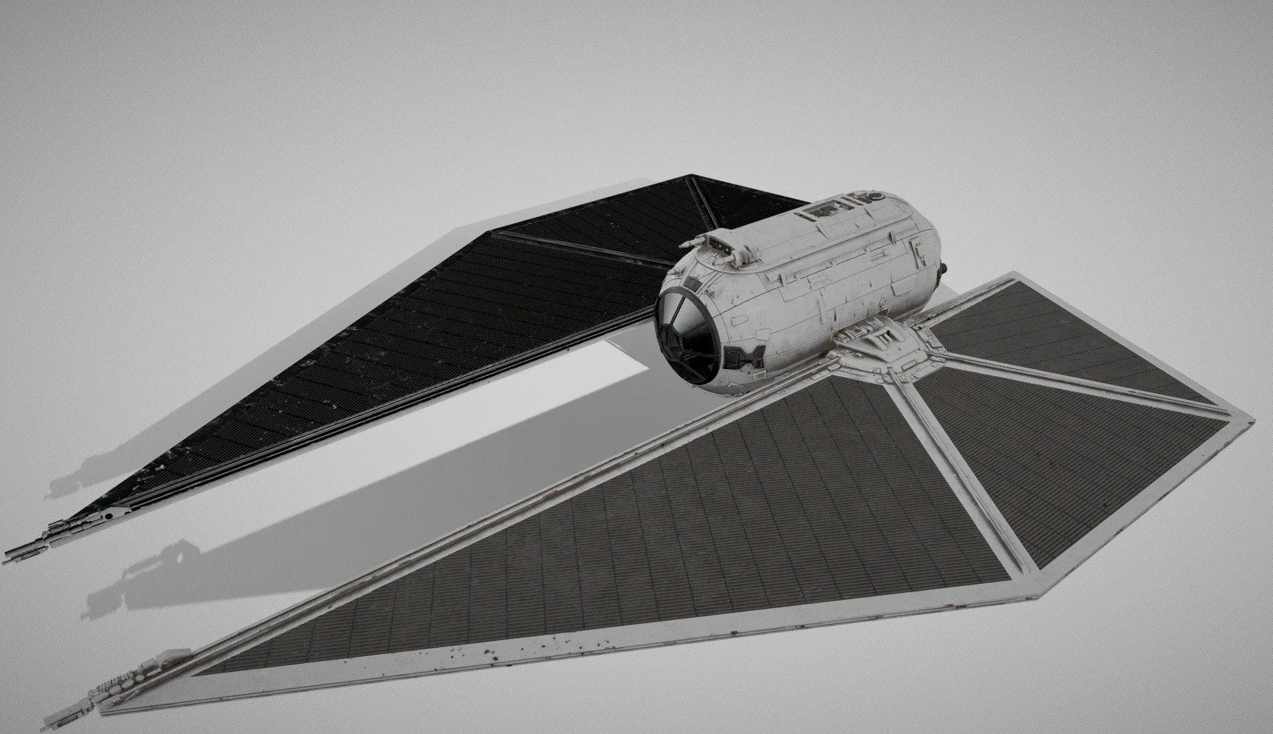 PBR Game 3D Models – Star Wars Tie Striker