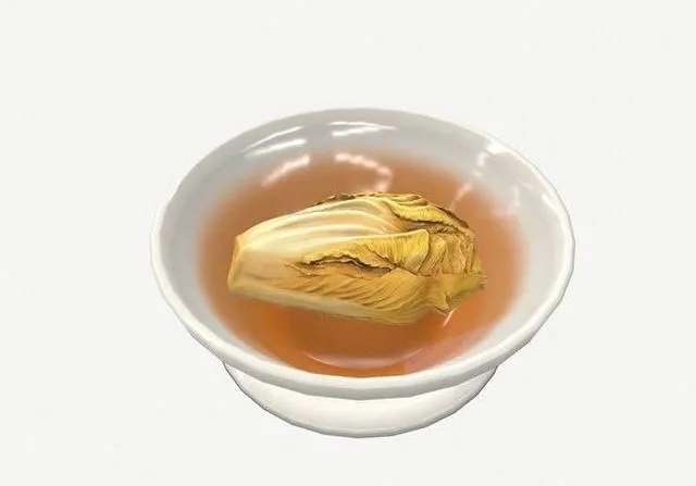 PBR Game 3D Models – Steamed Chinese Cabbage in Supreme Soup