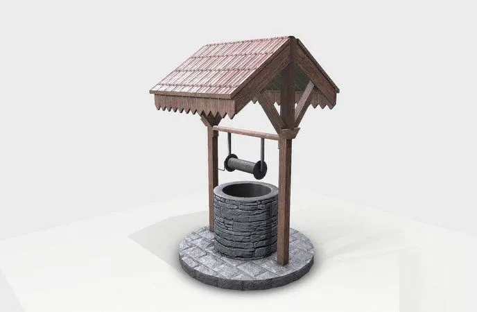 PBR Game 3D Models – Stone Well