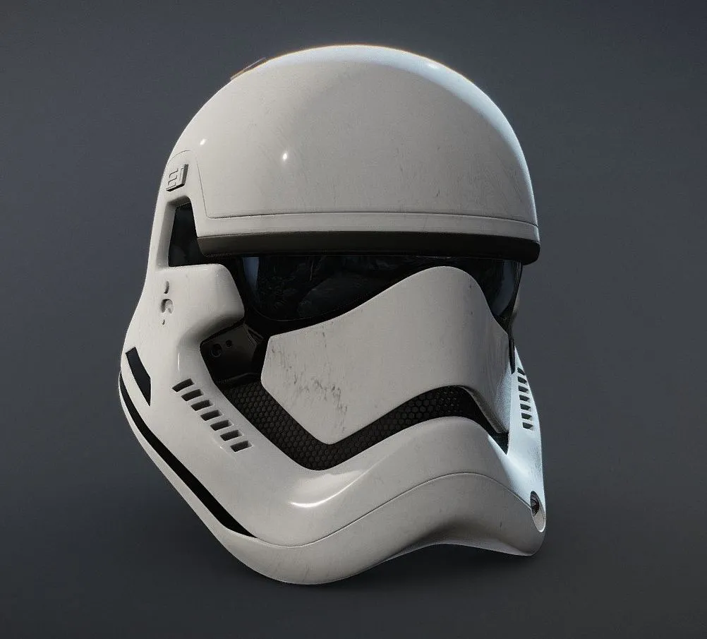PBR Game 3D Models – Stormtrooper Helmet First Order