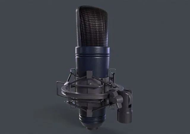 PBR Game 3D Models – Studio Microphone