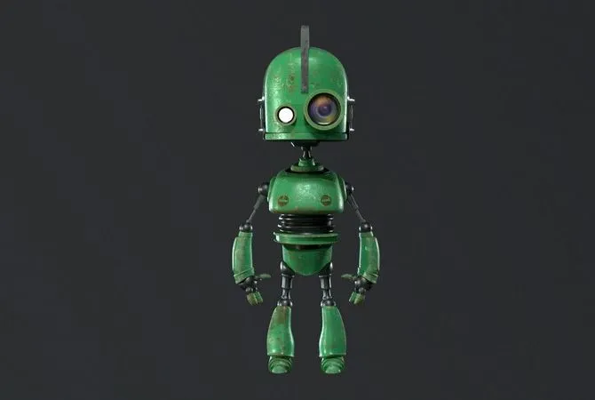 PBR Game 3D Models – Stylised Robot