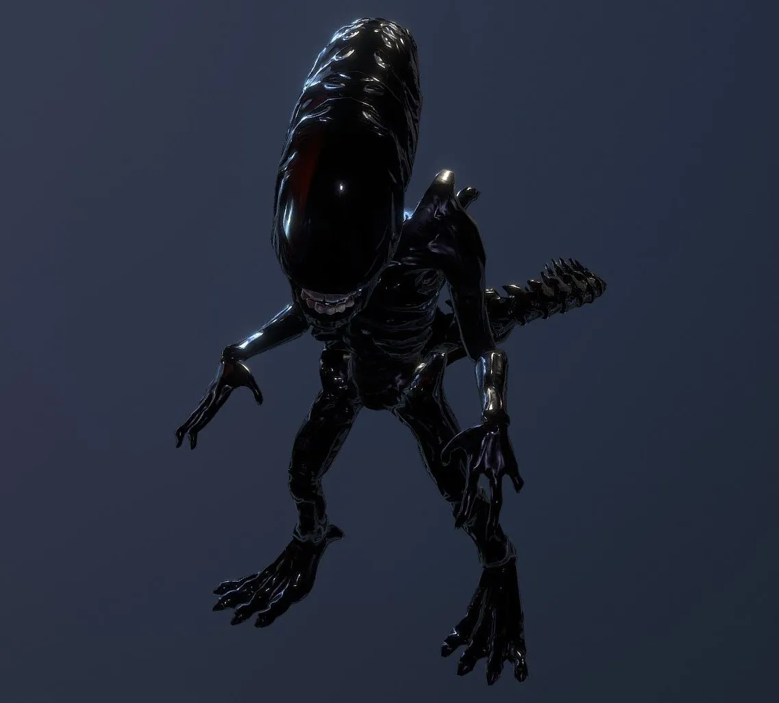 PBR Game 3D Models – Stylized Alien