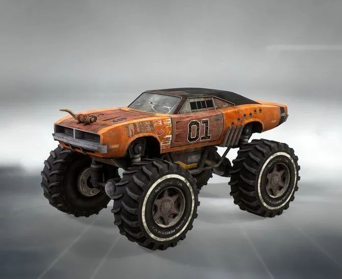 PBR Game 3D Models - Stylized Vehicle