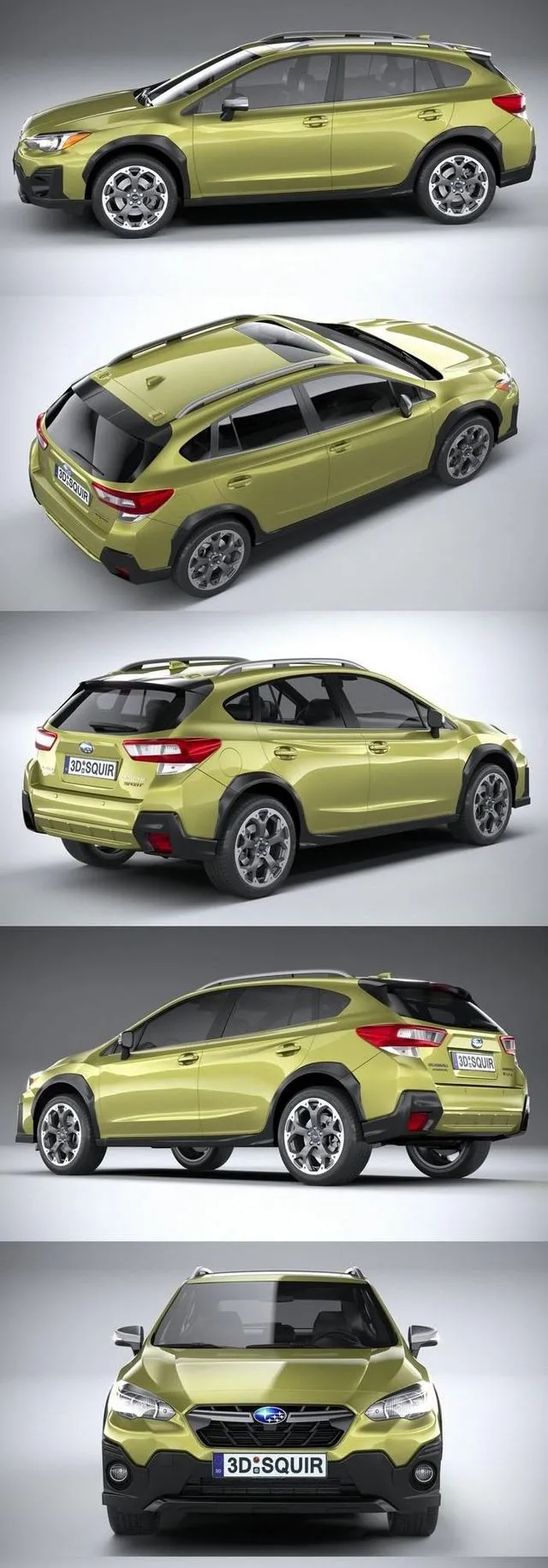 PBR Game 3D Models – Subaru Crosstrek Sport 2021