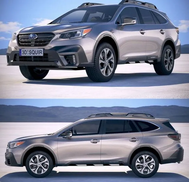 PBR Game 3D Models – Subaru Outback 2020