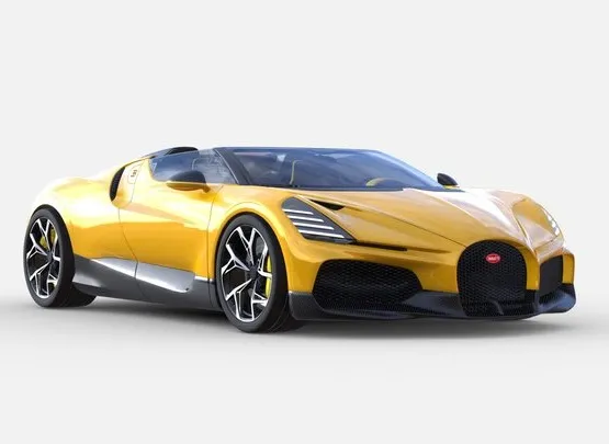 PBR Game 3D Models - Supercar Mistral 2023 VR Ready