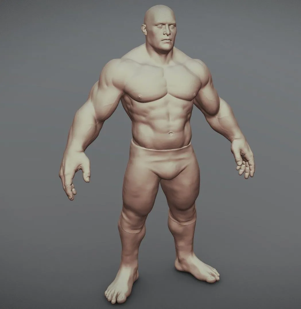 PBR Game 3D Models – Superhero 2 3D Print Model