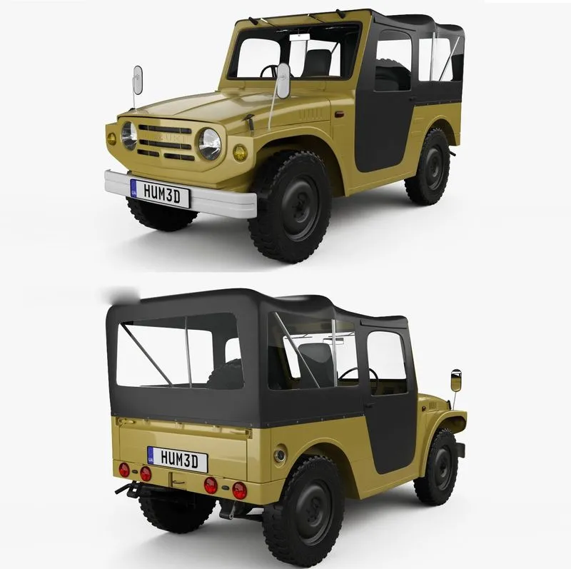 PBR Game 3D Models – Suzuki Jimny 1970