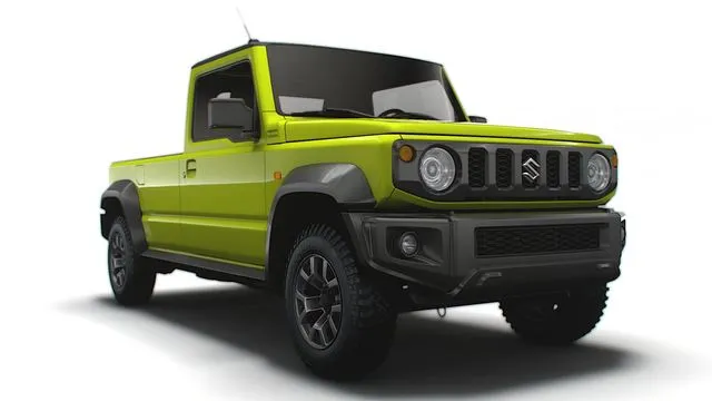 PBR Game 3D Models – Suzuki Jimny PIckup 2023 suv