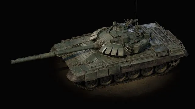 PBR Game 3D Models – T-72b3