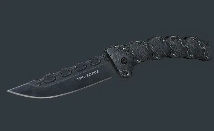 PBR Game 3D Models – Tac-Force Chain Knife