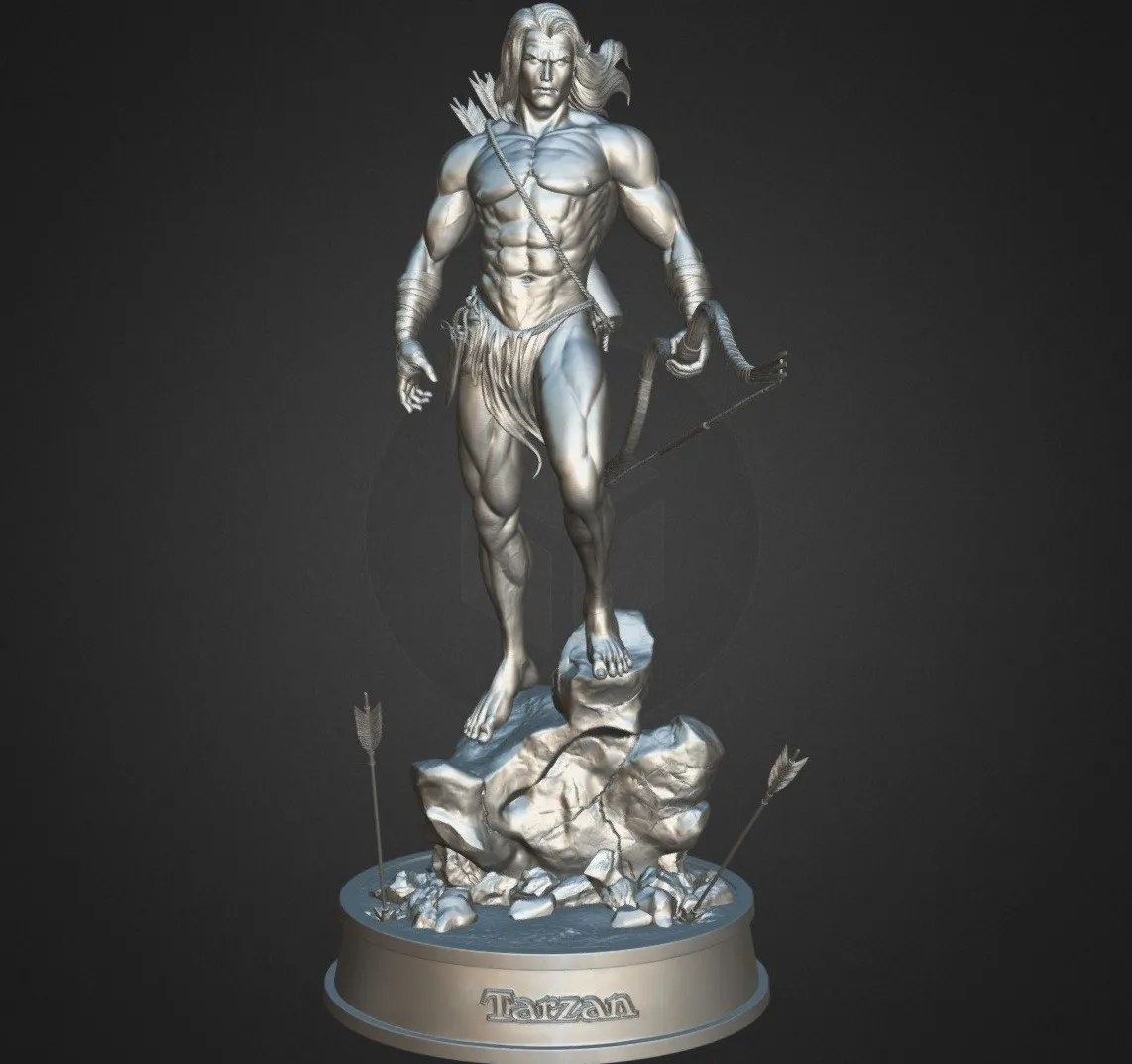 PBR Game 3D Models – Tarzan