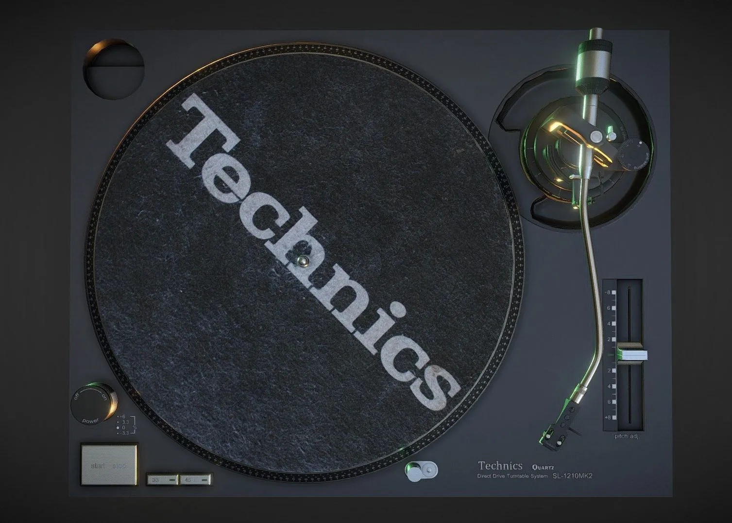PBR Game 3D Models – Technics Sl 1210Mk2
