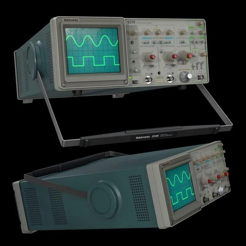 PBR Game 3D Models – Tektronix 2235 Oscilloscope