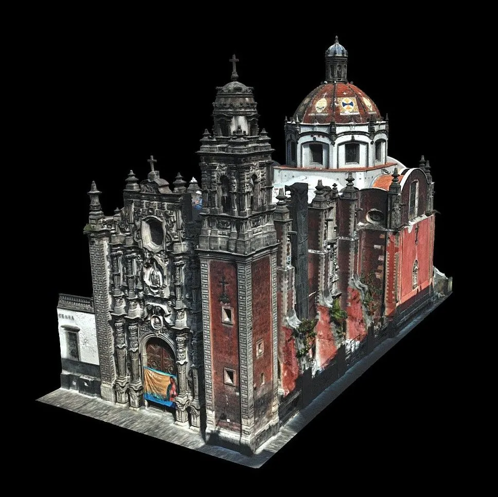 PBR Game 3D Models – Templo De La Santisima Trinidad