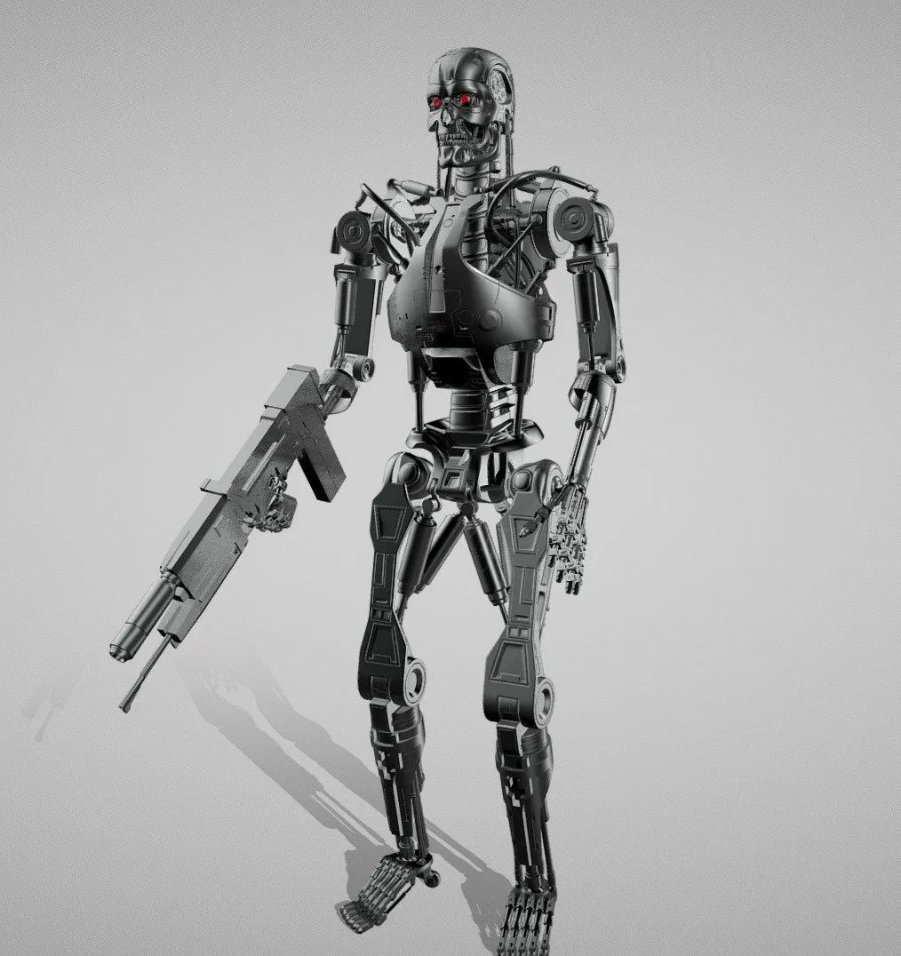 PBR Game 3D Models – Terminator T 800