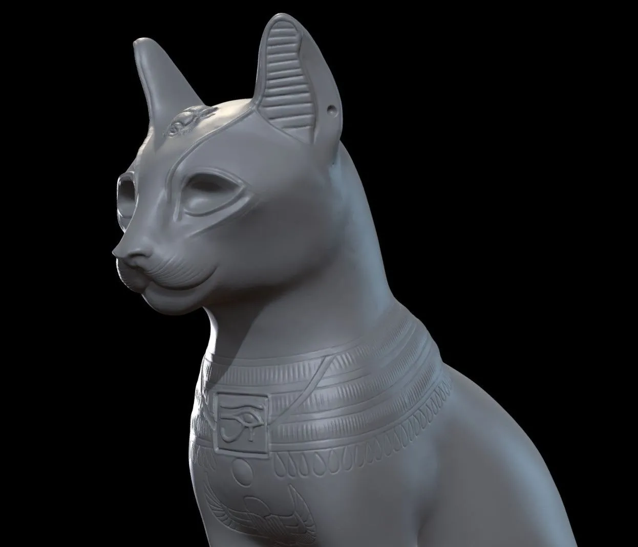PBR Game 3D Models – The Gayer Anderson Cat 3D Printing