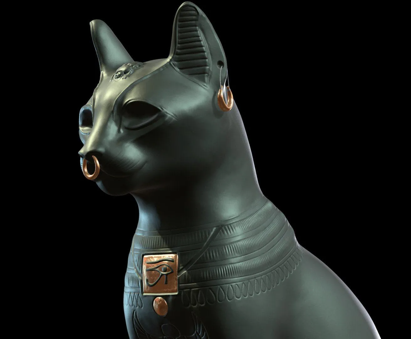 PBR Game 3D Models – The Gayer Anderson Cat Restoration