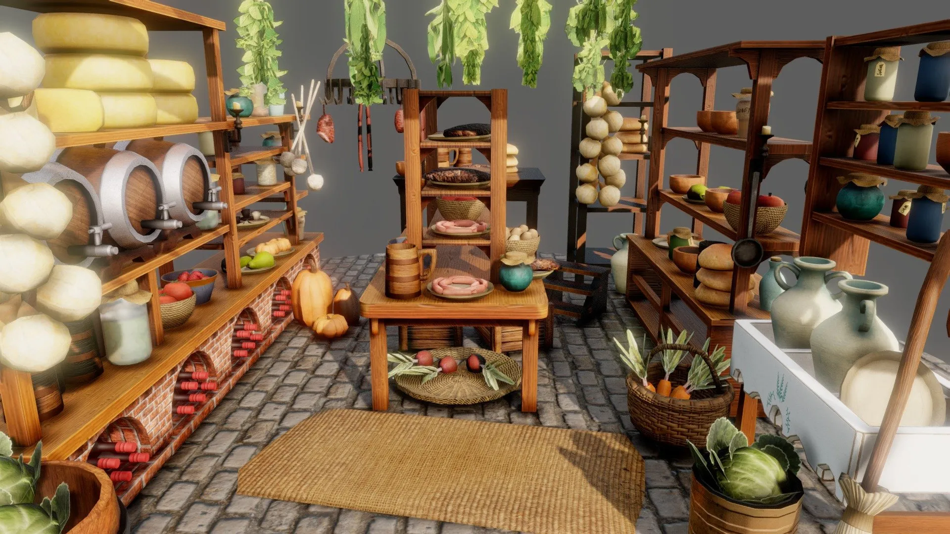 PBR Game 3D Models – The Hobbit Pantry