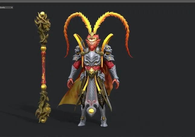 PBR Game 3D Models – The Monkey King
