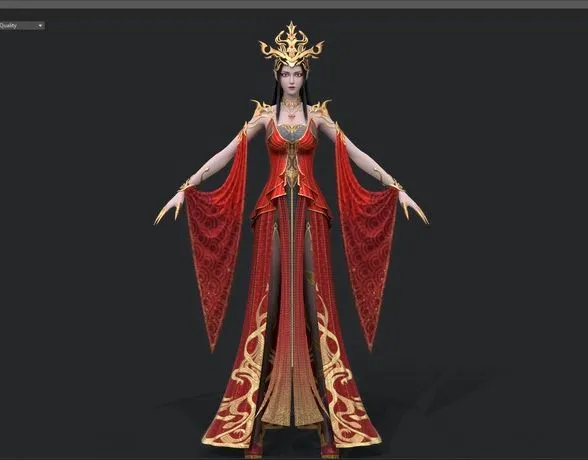 PBR Game 3D Models – The Queen