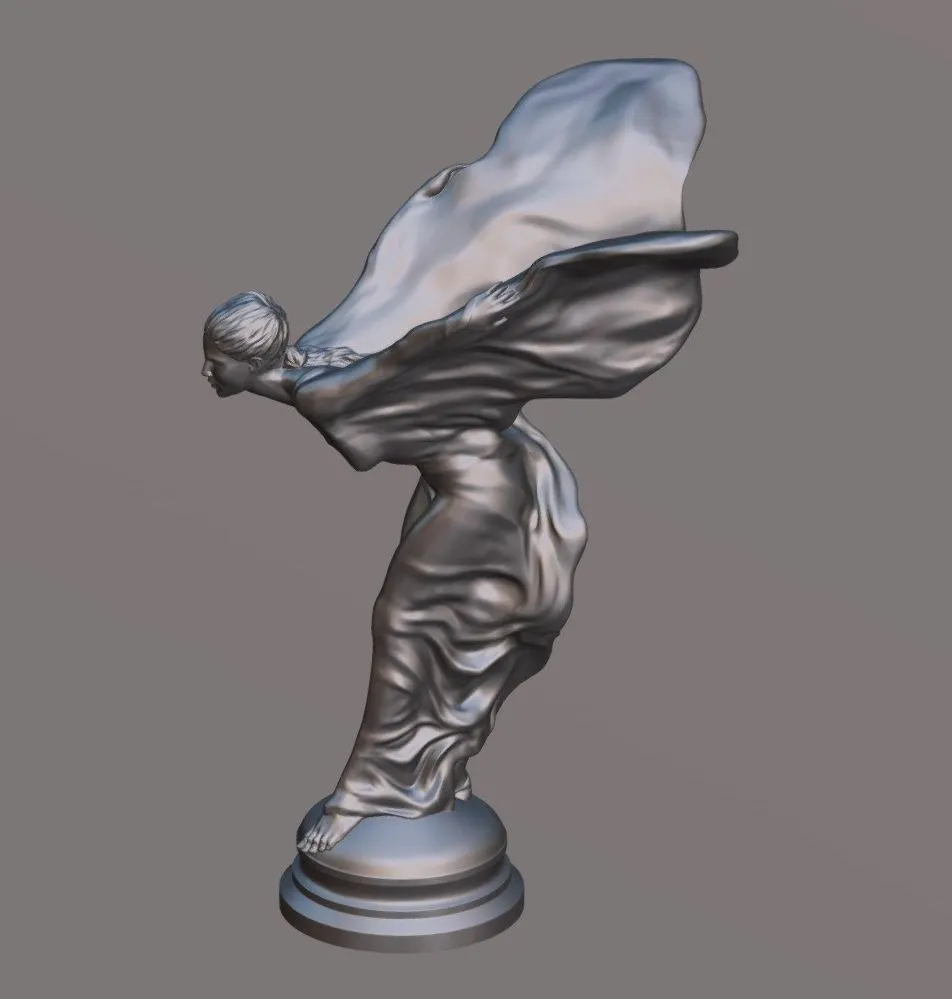 PBR Game 3D Models – The Spirit Of Ecstasy