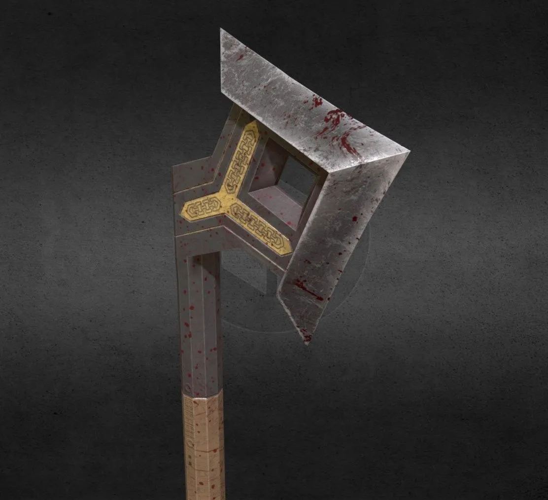 PBR Game 3D Models – Thorins Axe