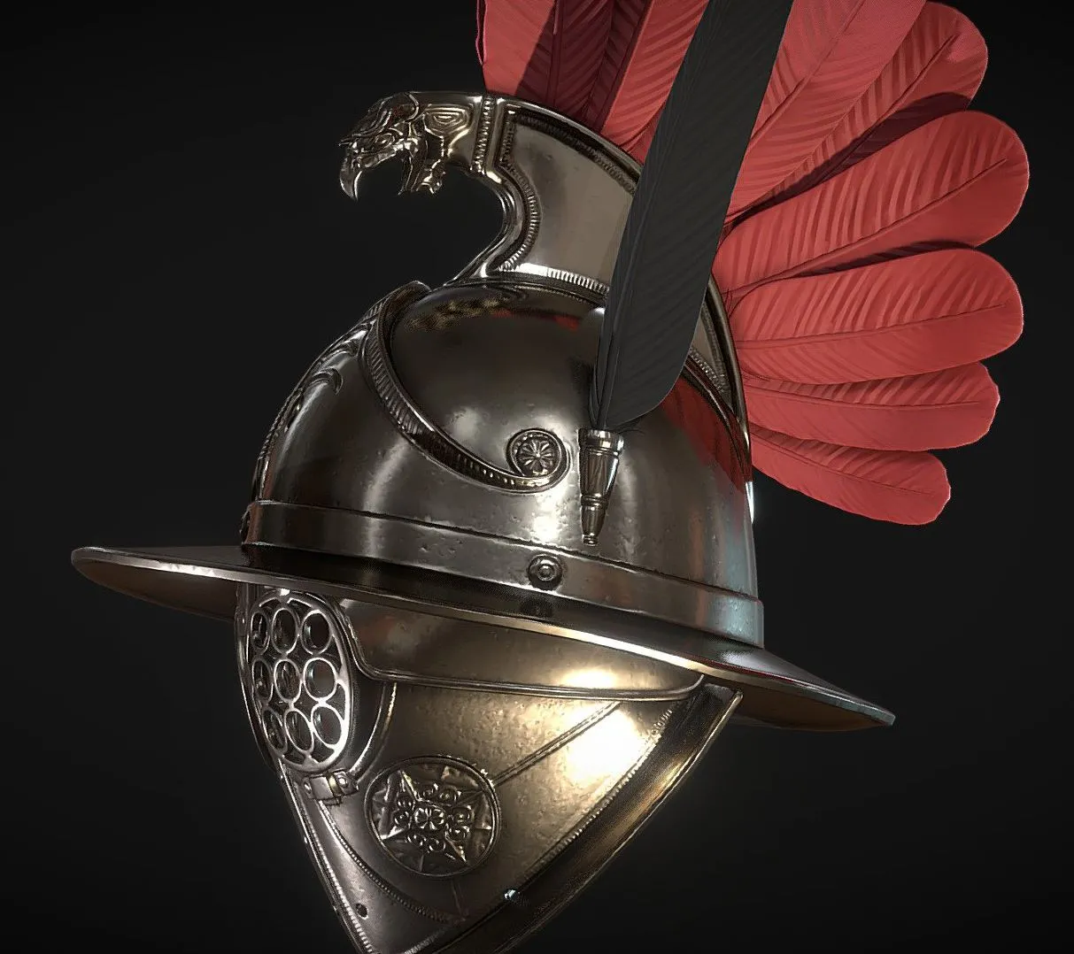 PBR Game 3D Models – Thraex Helmet V2