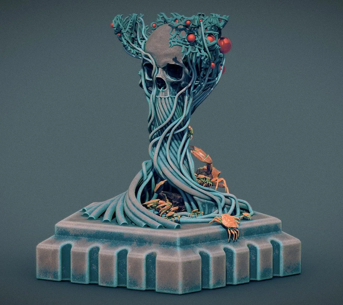 PBR Game 3D Models – Throne Of Heresy 3D Print