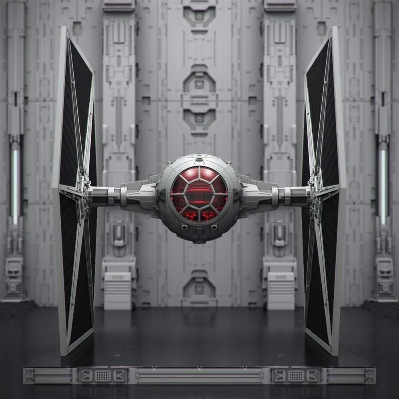 PBR Game 3D Models – Tie Fighter