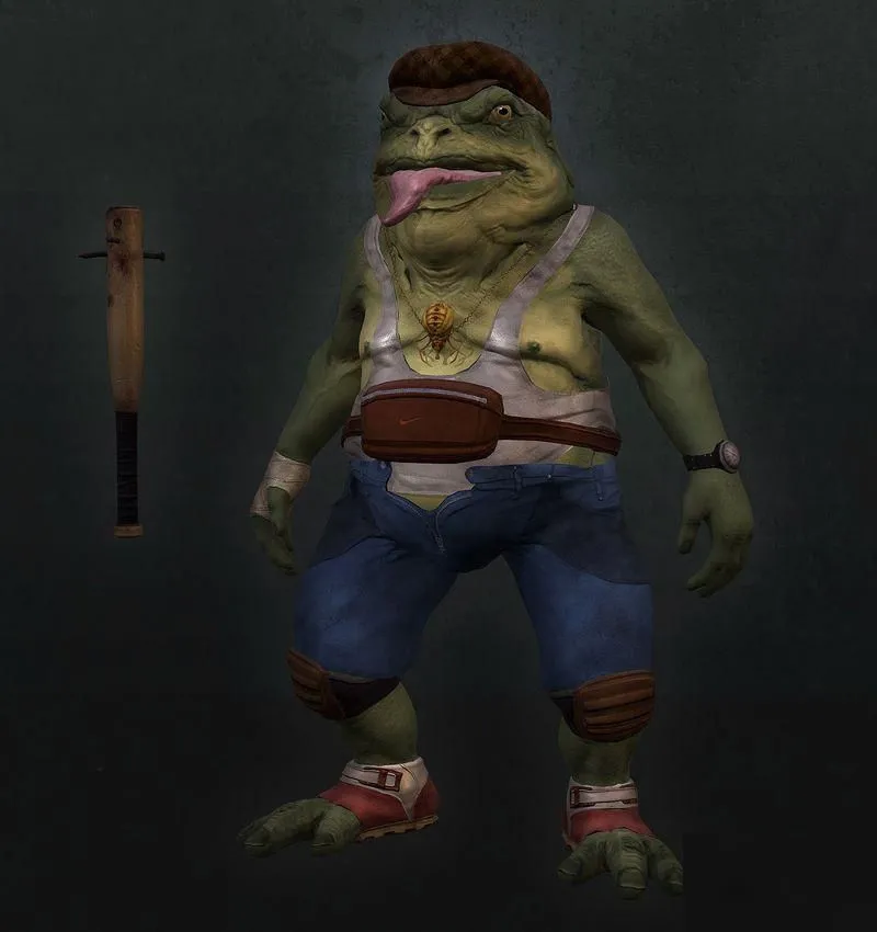 PBR Game 3D Models – Toad mutant boss