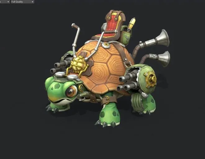 PBR Game 3D Models – Tortoise