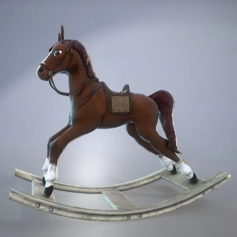 PBR Game 3D Models – Toy Horse