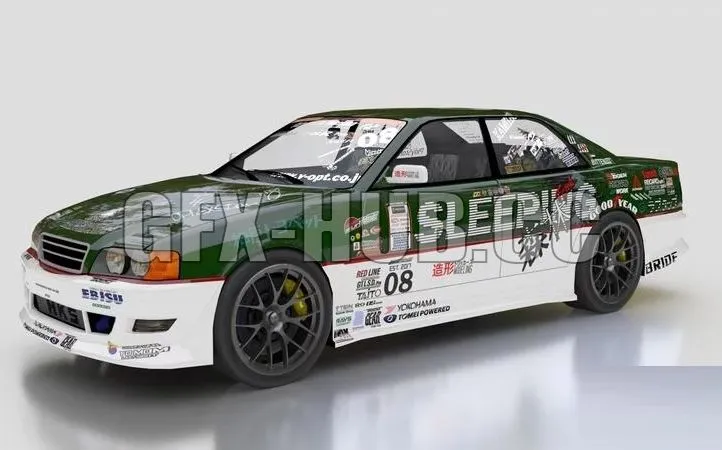 PBR Game 3D Models – Toyota chaser tourerv