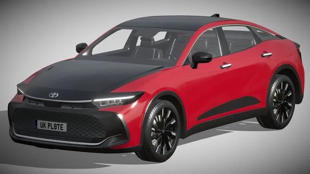 PBR Game 3D Models - Toyota Crown 2023