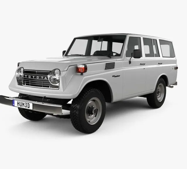 PBR Game 3D Models – Toyota Land Cruiser (J55) 1975