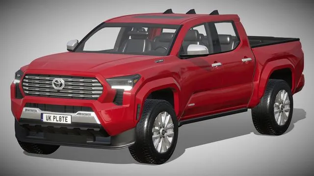 PBR Game 3D Models – Toyota Tacoma 2024