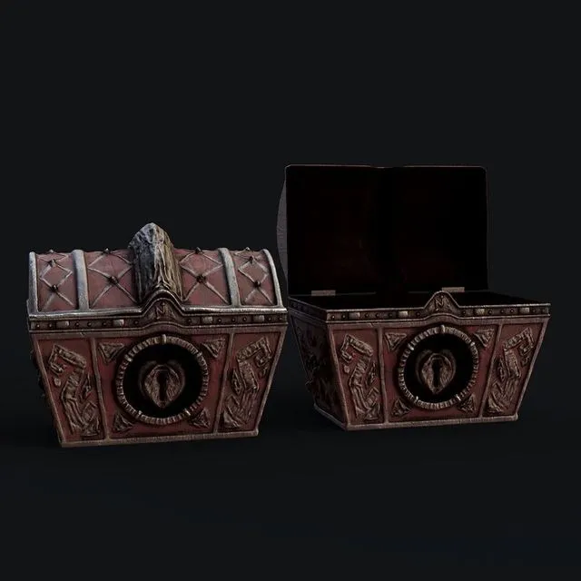 PBR Game 3D Models – Treasure Chest