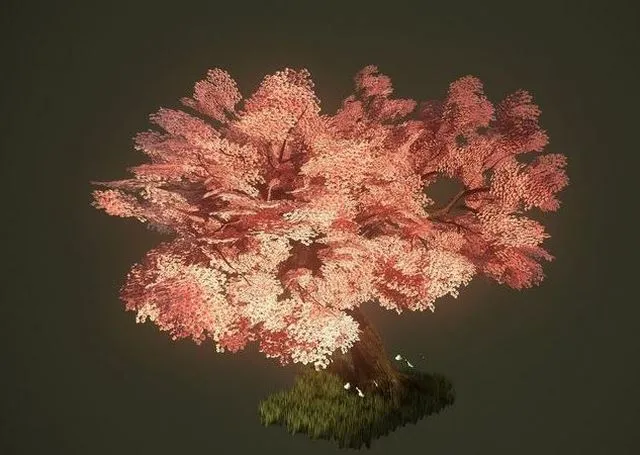 PBR Game 3D Models – Tree-Flower-Grass PACK