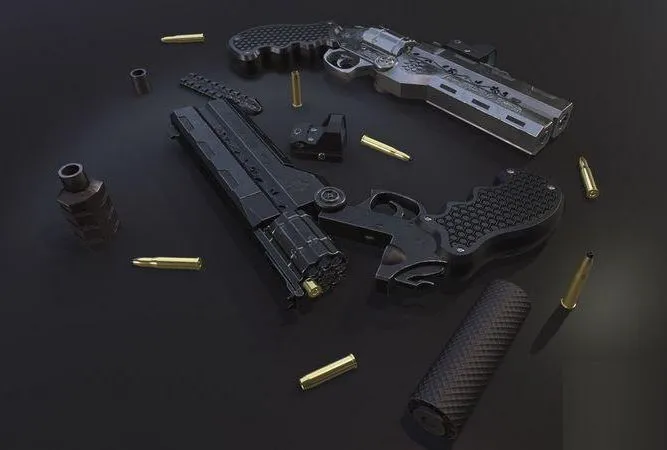 PBR Game 3D Models – Trigun alter version