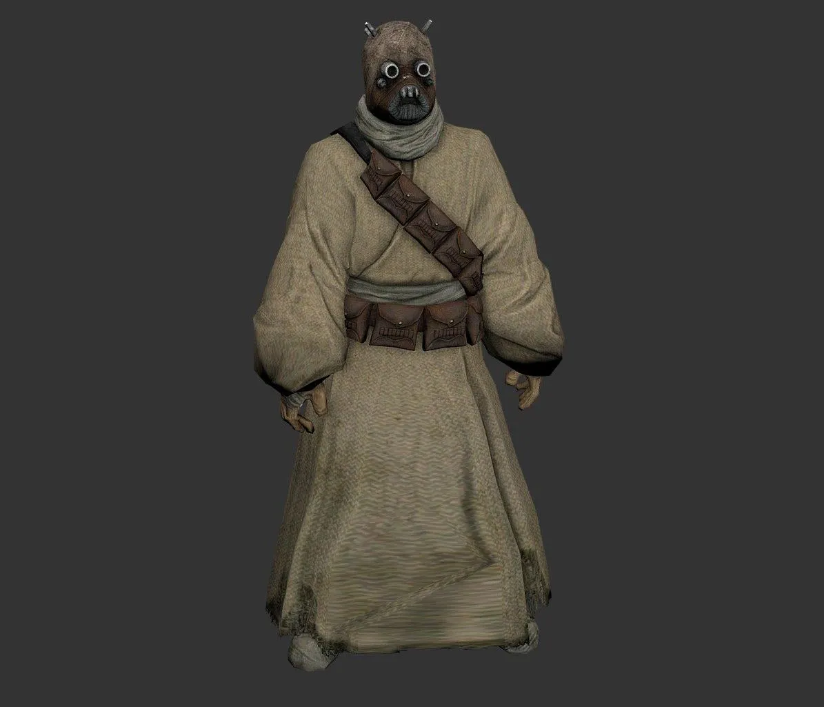 PBR Game 3D Models – Tusken Raider