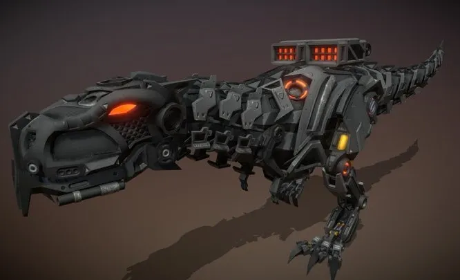 PBR Game 3D Models - Tyrannosaurus Rex (Walk Cycle)