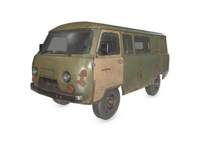 PBR Game 3D Models – UAZ 3909