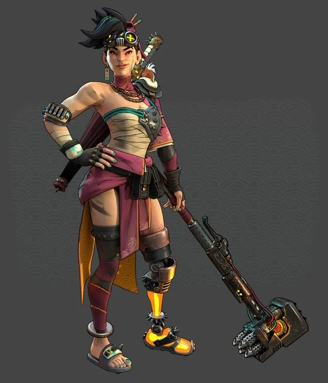 PBR Game 3D Models – Umi Hagane – The Blacksmith