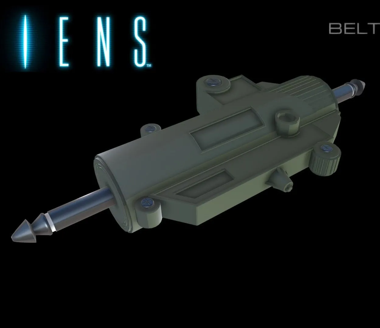 PBR Game 3D Models – Uscm Belt Toolsmartgun Battery Aliens
