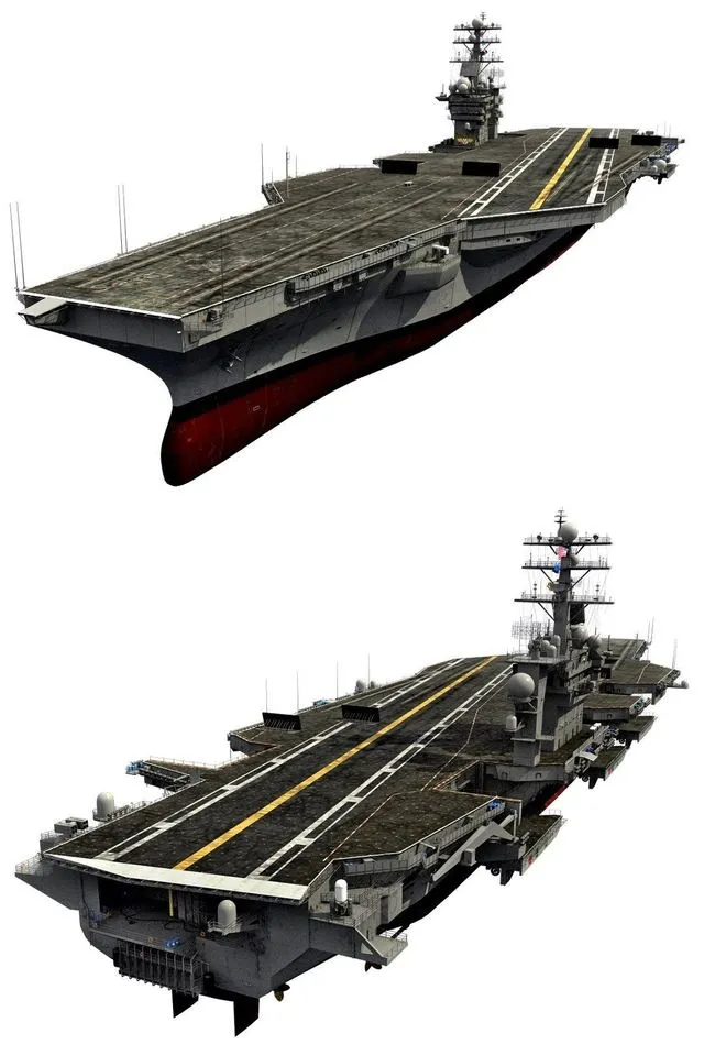 PBR Game 3D Models – USS John C Stennis CVN-74