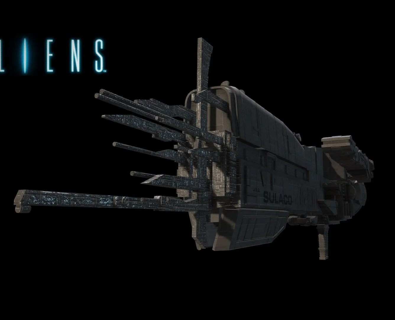 PBR Game 3D Models – Uss Sulaco