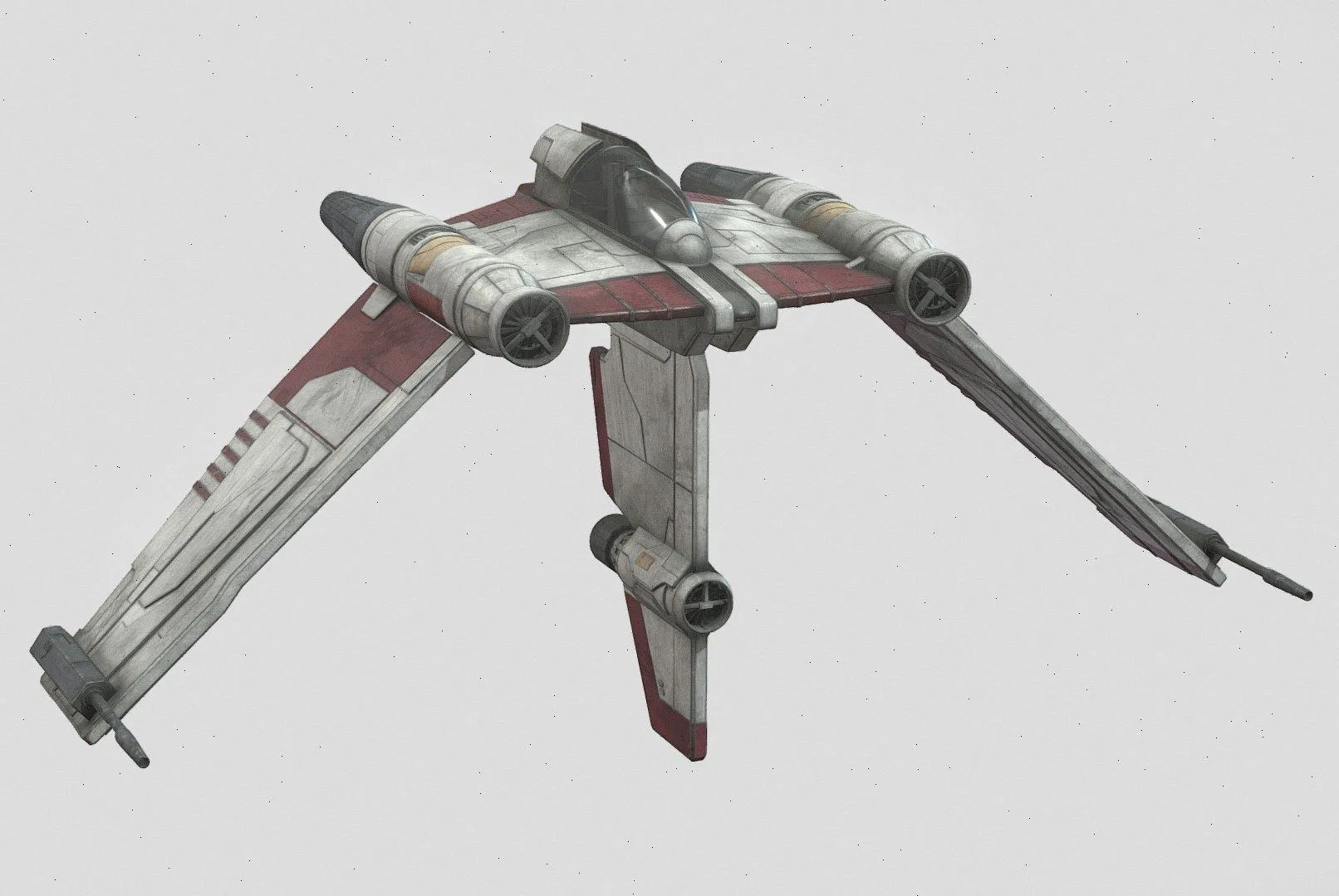 PBR Game 3D Models – V 19 Torrent Starfighter Star Wars