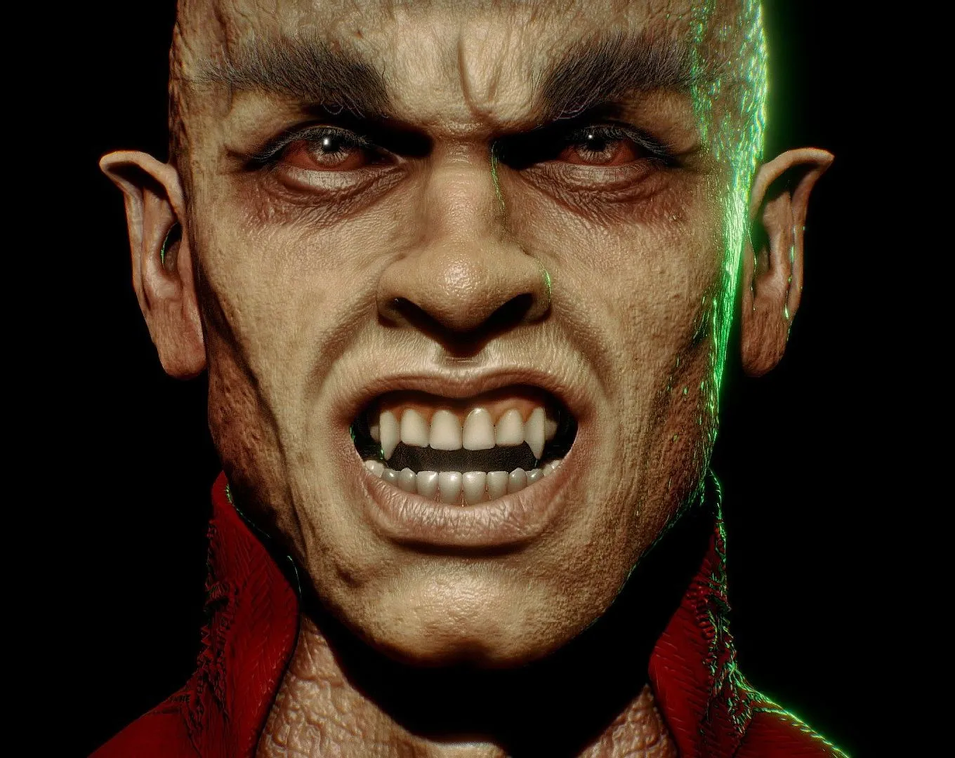 PBR Game 3D Models – Vampire 3D Model